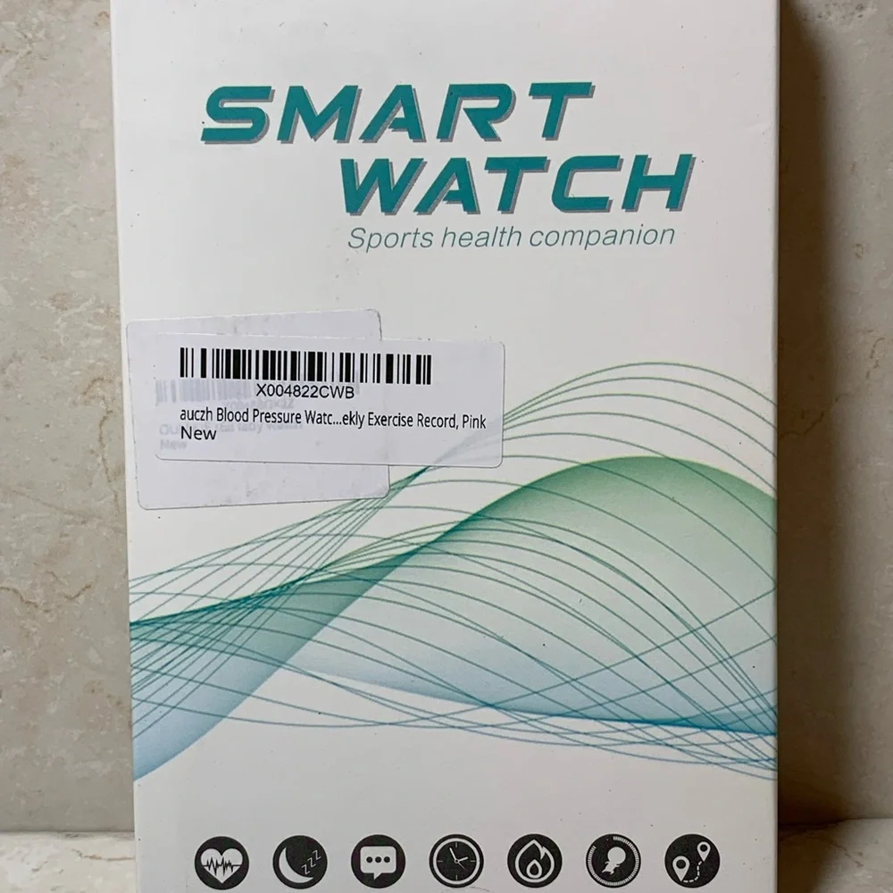 Auczh Blood Pressure Smart Watch - Pink
